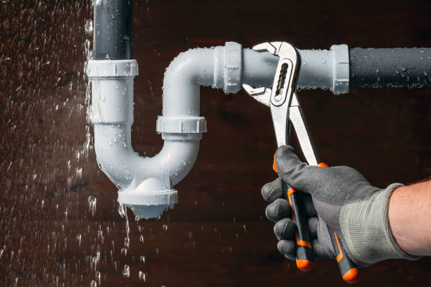 Professional Drain Cleaning technician working in Woods Cross Roads, VA